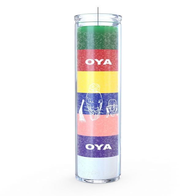 Orisha Oya Candle - Rainbow - 7 Day