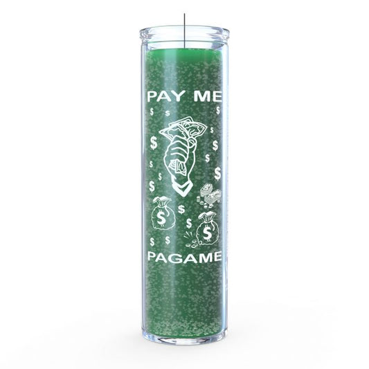Pay Me Now Candle - Green - 7 Day