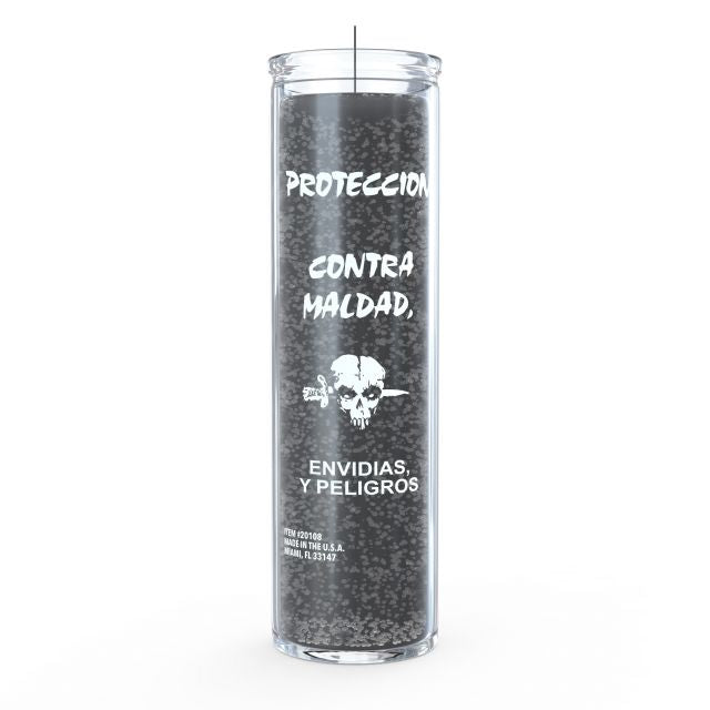 Protection Against Evil & Harm Candle - Black - 7 Day