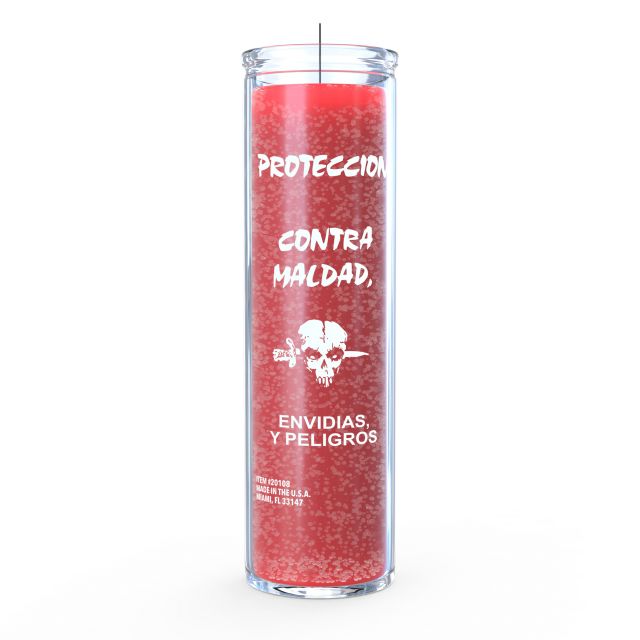 Protection Against Evil & Harm Candle - Red - 7 Day