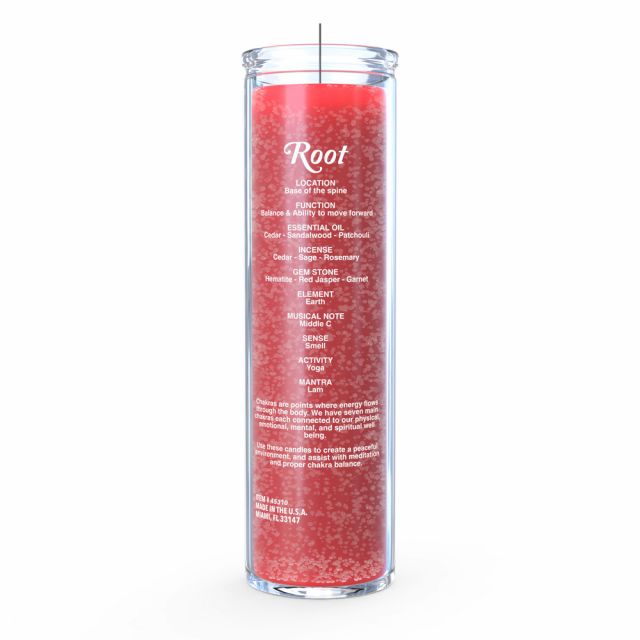 Root Chakra Candle - Red - 7 Day