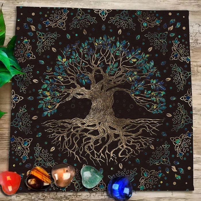 Tree of Life Tarot Tablecloth Altar Cloth