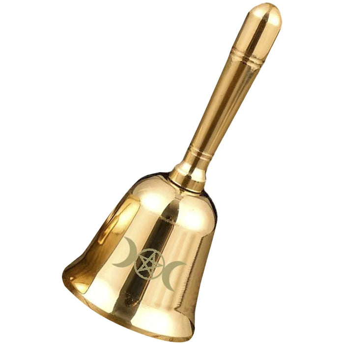 Bell Bells Altar Hand Ritual Brass