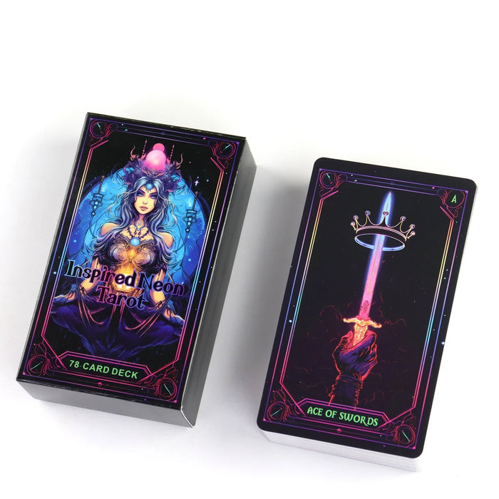 Inspired Neon Tarot Cards 10.3x6cm