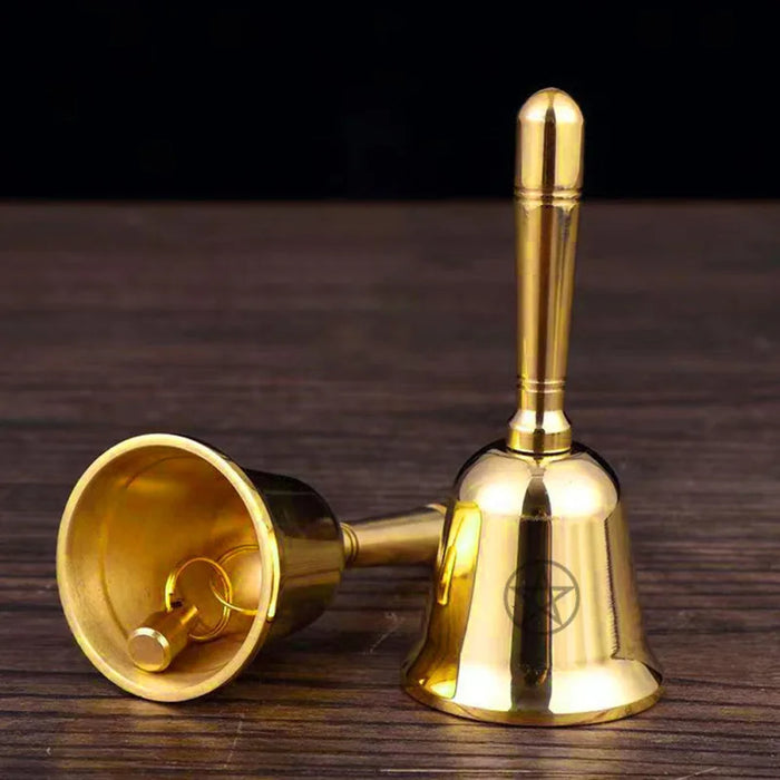 Bell Bells Altar Hand Ritual Brass