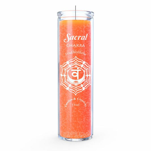 Sacral Chakra Candle - Orange - 7 Day