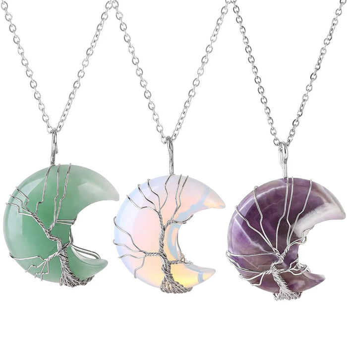 Tree of Life Wired Wrapp Pendant Necklace