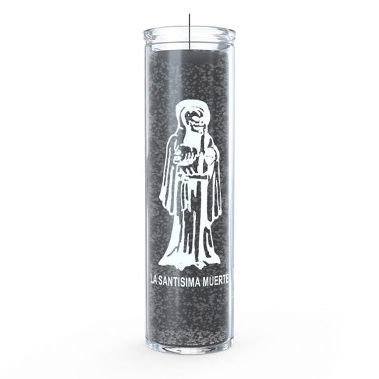 La Santa Muerte Holy Death Candle - Black - 7 Day