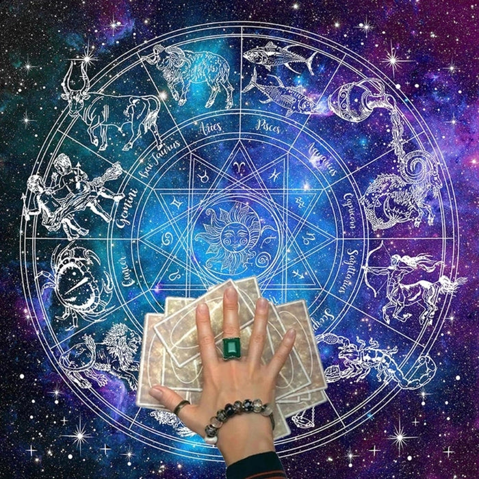 Velvet Astrology Tarot Cloth