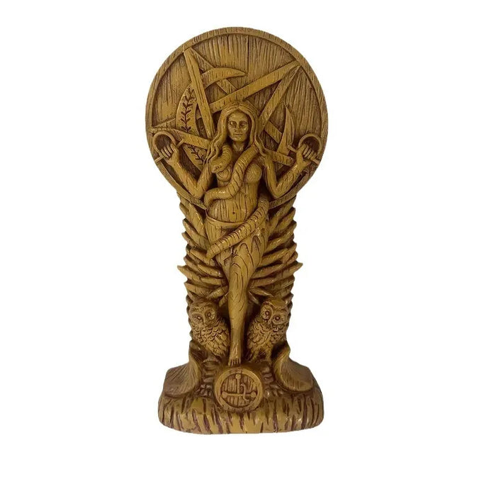 Pagan Altar Goddess Snake Woman Statue