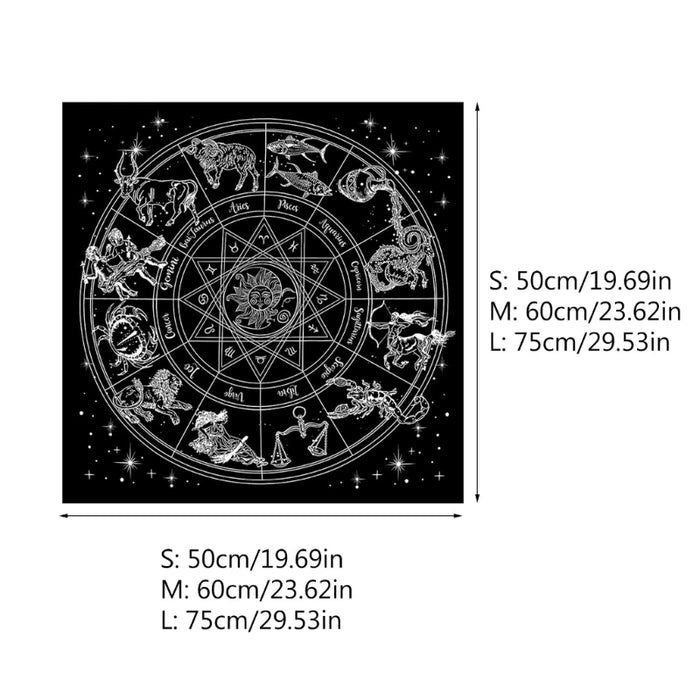 Velvet Astrology Tarot Cloth