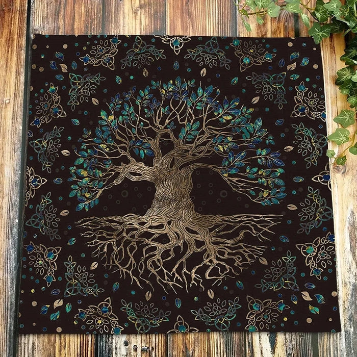 Tree of Life Tarot Tablecloth Altar Cloth