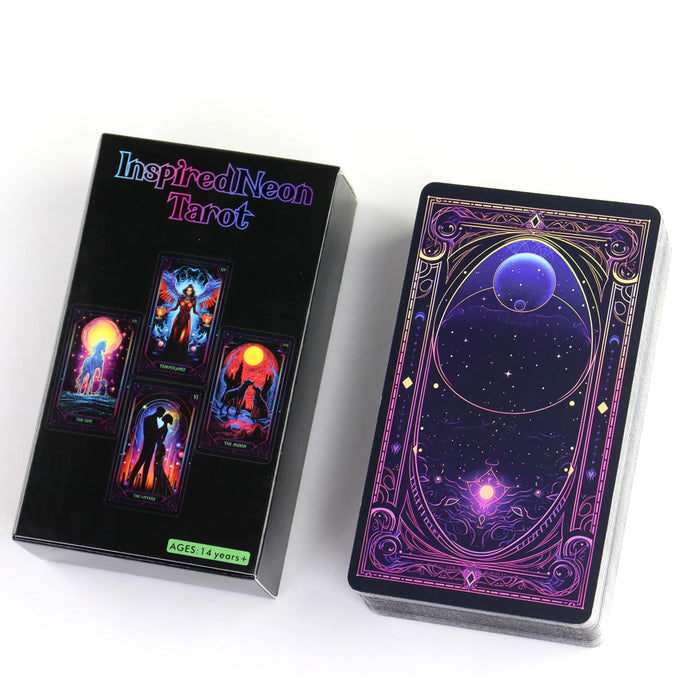 Inspired Neon Tarot Cards 10.3x6cm