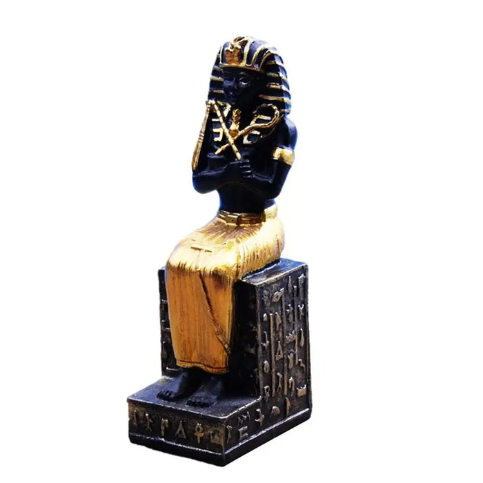 Gold Decor Egyptian Pharaoh Figurine