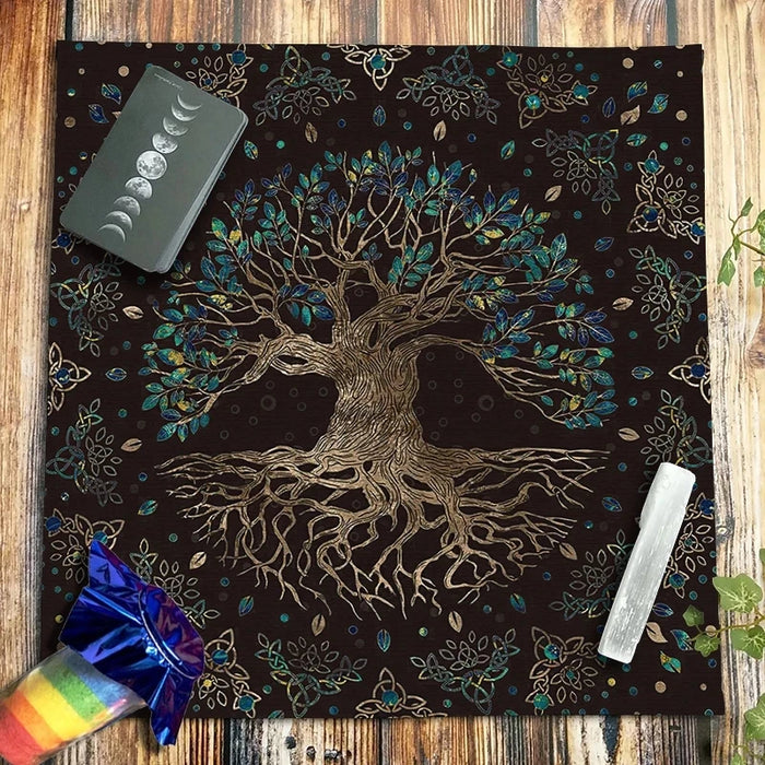 Tree of Life Tarot Tablecloth Altar Cloth