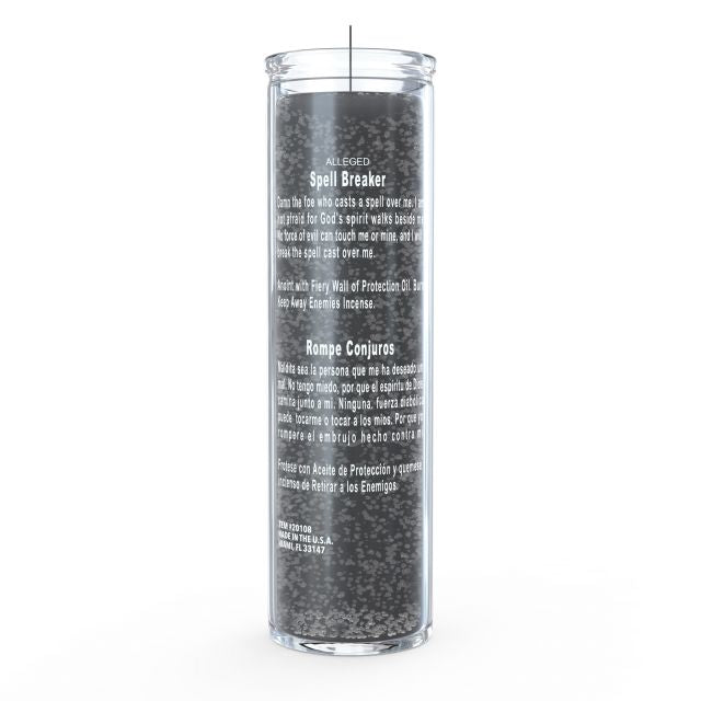 Spell Breaker Candle - Black - 7 Day