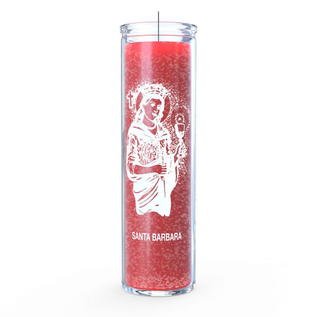 Santa Barbara Candle - Red - 7 Day