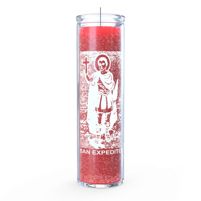 San Expedito Candle - Red - 7 Day