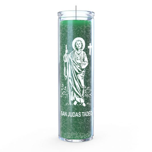 San Jude Candle - Green 7 Day
