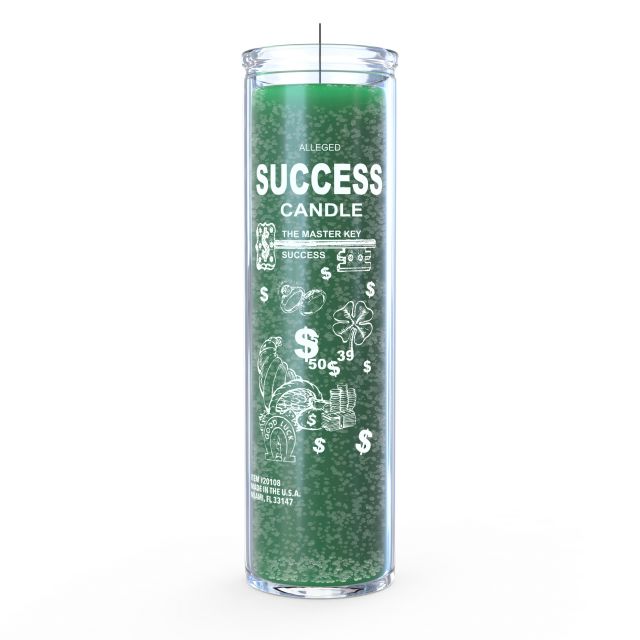 Success Candle - Green - 7 Day