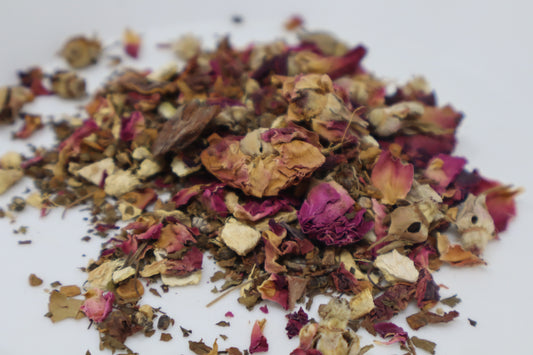 Organic Tulsi Rose Herbal Tea 