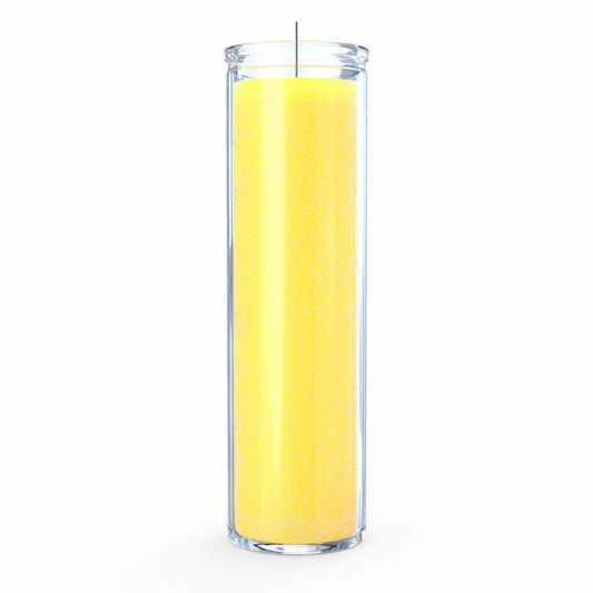 Yellow Plain Candle - 7 Day