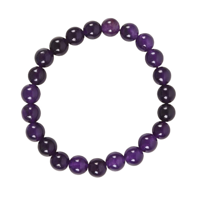 Amethyst Bead Bracelet