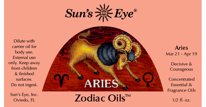 Aries Zodiac Essential Oil - Sun's Eye