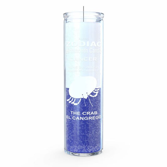Cancer Spell Candle - White/ Blue - 7 Day