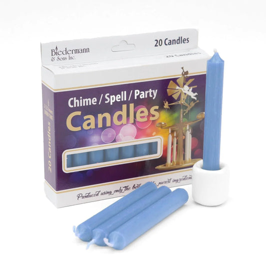 Light Blue Chime Candle