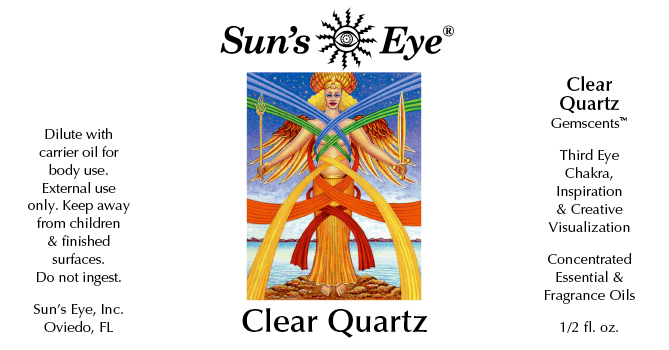 Clear quartz Essential Oil - Sun's Eye