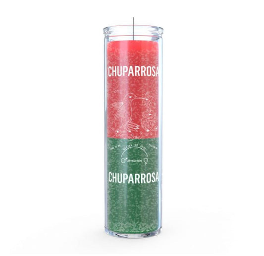 Chuparrosa Hummingbird Candle -  Red/Green - 7 Day
