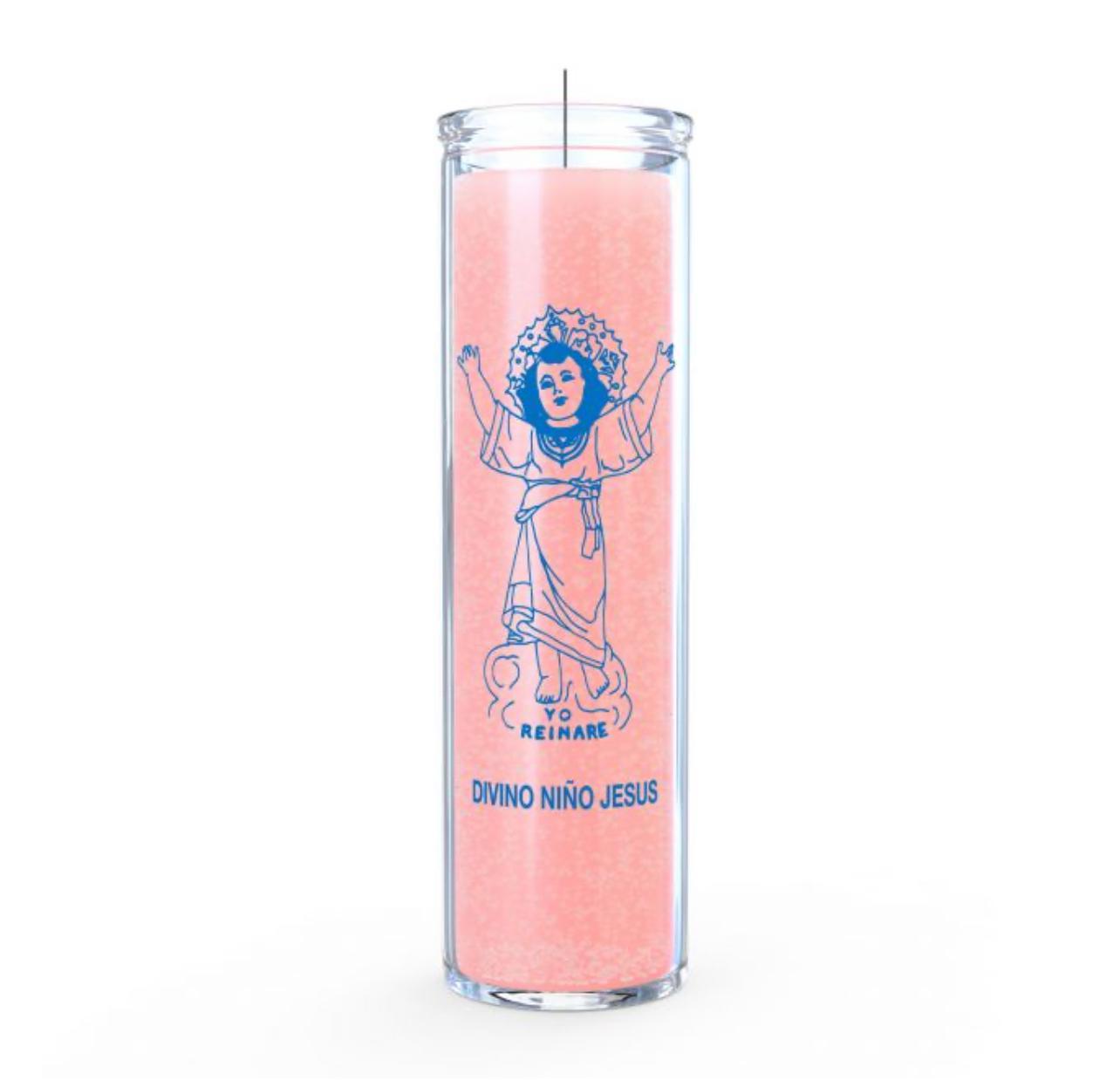 Divine Child Jesus Candle - Pink -  7 Day