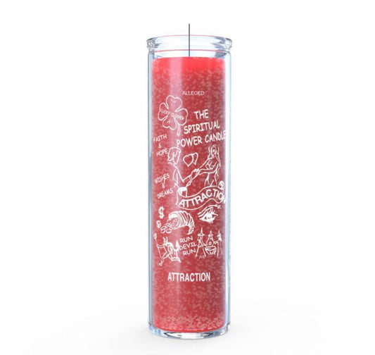 Attraction  Candle - Red - 7 Day