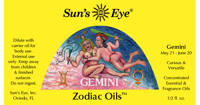 Gemini Zodiac Essential Oil - Sun's Eye