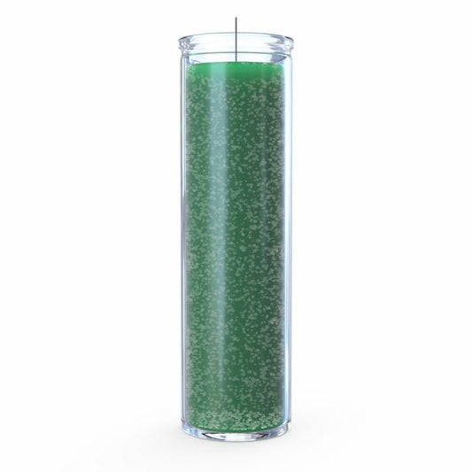 Green Plain Candle 7 Day