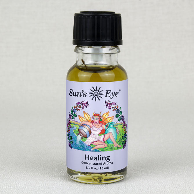 A bottle of essential oil for healing and pain relief