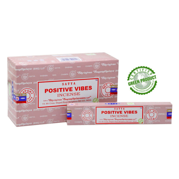 Positive Vibes Incense Sticks (15g) Satya
